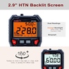 image:imageKAIWEETS Digital Multimeter TRMS 6000 Counts Ohmmeter with 5PCS Alligator Clips Electrical Test Leads Set Multimeter Measures Voltage Current Amp Resistance Diodes Continuity DutyCycle Capacitance T