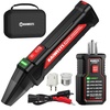 image:imageKAIWEETS Circuit Breaker Finder Tool Kit GFCI Outlet Tester with DualSided LED Indicators Electrical Circuit Tracer Tool with Flashlight Includes Carrying Case and Adapters KT302P