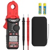 image:imageKAIWEETS Digital Clamp Meter Portable Size 2000 Counts Measures High AC Current 400A 600V ACDC Voltage Resistance Continuity Diode Auto Ranging Multimter Voltage Tester KC400Red