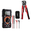 image:imageKAIWEETS Digital Multimeter with Case DC AC Voltmeter Ohm Volt Amp Test Meter and Continuity Test Diode Voltage Tester  Wire Stripper  3 in 1 Automatic Self Adjusting Wire Stripping Tool