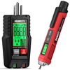 image:imageKAIWEETS HT100sR Voltage TesterNonContact Voltage Tester and KAIWEETS KT301T GFCI Outlet Tester with LCD Display