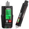 image:imageKAIWEETS Voltage TesterNonContact Voltage Tester HT100sB and GFCI Outlet Tester with LCD Display KT301T