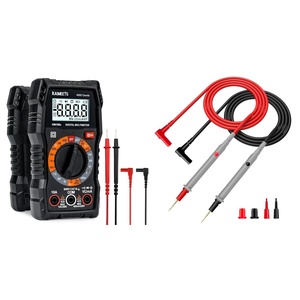 image:imageKAIWEETS Digital Multimeter 4000 Counts and KAIWEETS Silicone Multimeter Test Leads with GoldPlated Probes 48 inch Long