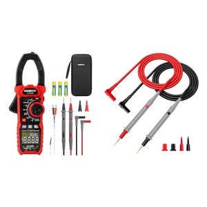 image:imageKAIWEETS HT208D Inrush Clamp Meter 1000A True RMS ACDC Current Amp Meter and KAIWEETS KET20 Silicone Multimeter Test Leads with GoldPlated Probes