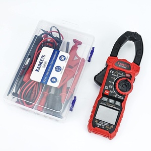 image:imageKAIWEETS HT208D Inrush TRMS 6000 Counts ACDC Current Clamp Meter amp 23 PCS Multimeter Test Leads Kit for Digital Electrical Testing
