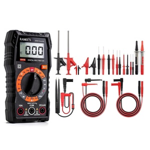 image:imageKAIWEETS KM100 Digital Multimeter with Case and KAIWEETS 23PCS Multimeter Test Leads Kit with Replaceable Precision Probes Set and Alligator Clips
