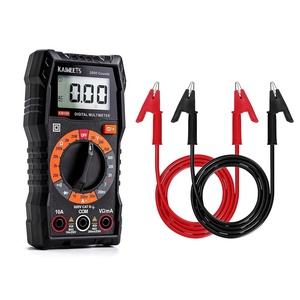 image:imageKAIWEETS KM100 Digital Multimeter with Case and KAIWEETS KET03 Alligator Clips Electrical Test Leads Set