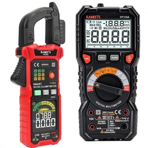 image:imageKAIWEETS Smart Digital Clamp Meter with DShaped Jaws amp Digital Multimeter TRMS 6000 Counts Voltmeter