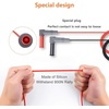 image:imageKAIWEETS Soft Silicone Electrician Test Leads Kit with 2PCS Alligator Clip Test Leads for Electrical Testing of FlukeAstroAIINNOVA Multimeter Electronic Clamp Meter
