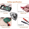 image:imageKAIWEETS Soft Silicone Electrician Test Leads Kit with 2PCS Alligator Clip Test Leads for Electrical Testing of FlukeAstroAIINNOVA Multimeter Electronic Clamp Meter