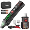image:imageCircuit Breaker Finder with LCD Display GFCI Outlet Tester AC 90130V Electrical Circuit Tracer Tool with NCV Tset amp Flashlight Includes Carrying Case with Adapter Alligator Clips KT303P