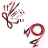 image:imageKAIWEETS Soft Silicone Electrician Test Leads Kit with 2PCS Alligator Clip Test Leads for Electrical Testing of FlukeAstroAIINNOVA Multimeter Electronic Clamp Meter