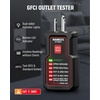 image:imageKAIWEETS KT302T Outlet Tester with GFCI Test DualSided LED Receptacle Tester Detects 7 Common Wiring Faults 110125V AC Electrical Socket Diagnostic Tool for North American Standard Outlets