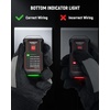 image:imageKAIWEETS KT302T Outlet Tester with GFCI Test DualSided LED Receptacle Tester Detects 7 Common Wiring Faults 110125V AC Electrical Socket Diagnostic Tool for North American Standard Outlets