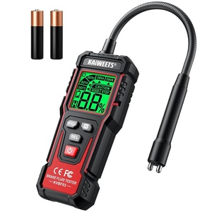 image:imageKAIWEETS Brake Fluid Tester Digital Brake Fluid Tester with Flexible Gooseneck CorrosionResistant Probe amp Data Hold 3Color Backlight for DOT3 DOT4 DOT51 ENV4 ENV6